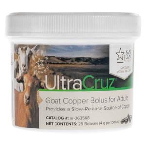UltraCruz Goat Copper Bolus 4 gm/over 50 lbs (25 ct) - Item # 52385