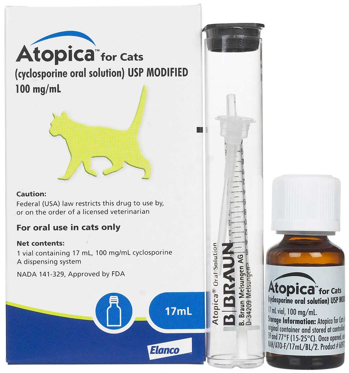 Atopica for Cats Elanco Animal Health Safe.PharmacyCat (Rx) Pet