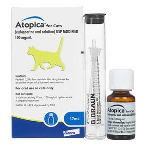 Atopica for Cats 100 mg/ml 17 ml - Item # 523RX