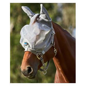 Comfitec Hexi Shield Duo Horse Fly Mask Silver - Item # 52448
