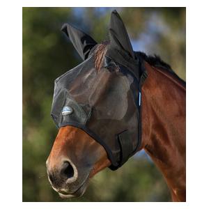 Comfitec Insect Guard Horse Fly Mask with Ears Black - Item # 52450