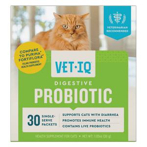 Vet IQ Digestive Probiotic Powder for Cats 30 ct - Item # 52465