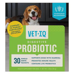 Vet IQ Digestive Probiotic Powder for Dogs 30 ct - Item # 52466