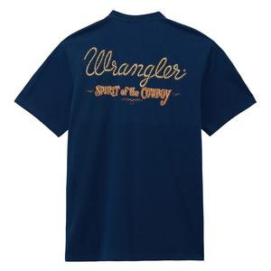 Spirit of the Cowboy Mens Graphic T-Shirt Pageant Blue - Item # 52516