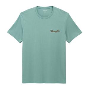 Cowboy Graphic Mens T-Shirt Oil Blue - Item # 52518