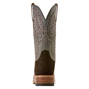 Futurity Deal 12-in Cowboy Boots Rawhide Tan/Blue - Item # 52535