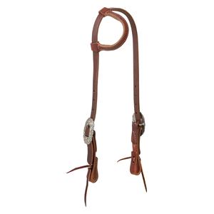 Working Tack Copper Flower 3/4-in Sliding Ear Horse Headstall - Item # 52545