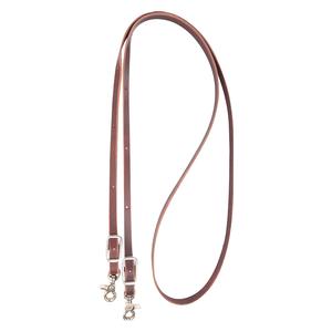 Latigo Roping Horse Rein with Double Buckle and Snaps 1/2 in - Item # 52565