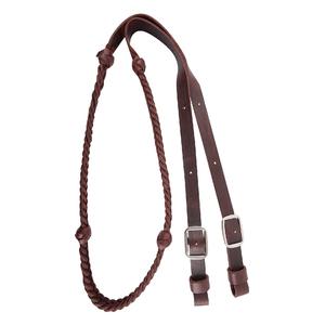 5-Strand Braided Barrel Horse Rein with Knots 7/8 in - Item # 52566