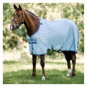 Amigo Bug Rug Horse Fly Sheet with Standard Neck Heather Blue - Item # 52583