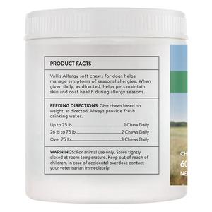 Vallis Allergy Soft Chews for Dogs 60 ct - Item # 52594