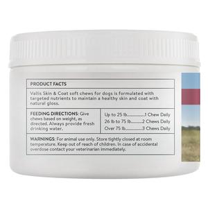 Vallis Skin and Coat Soft Chews for Dogs 30 ct - Item # 52595