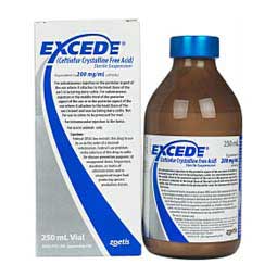 Excede for Cattle and Horses 200 mg/ml 250 ml - Item # 525RX
