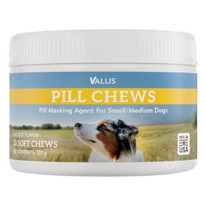 Vallis Pill Chews For Dogs Small/Medium Dogs (30 ct) - Item # 52603