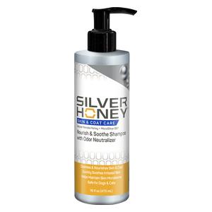Silver Honey Nourish and Soothe Shampoo with Odor Neutralizer for Dogs and Cats 16 oz - Item # 52633