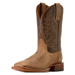Country Roads 11" Cowboy Boots Tan/Santa Fe - Item # 52665