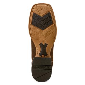 Cattle Call Wide Square Toe 11-in Cowboy Boots Antique Tan Hippo/Hickory Smoke - Item # 52666