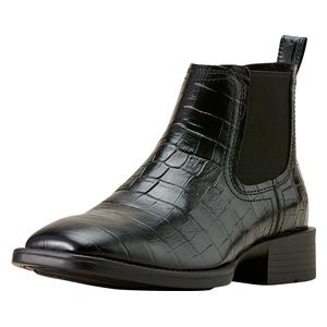 Booker Chelsea 6-in Mens Boot Black Croc Print - Item # 52676