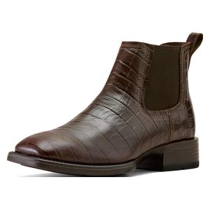 Booker Chelsea 6-in Mens Boot Chocolate Croc Print - Item # 52676