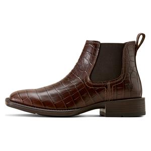 Booker Chelsea 6-in Mens Boot Chocolate Croc Print - Item # 52676