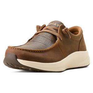 Buckeye Mens Shoe Distressed Brown/Dark Tan - Item # 52684