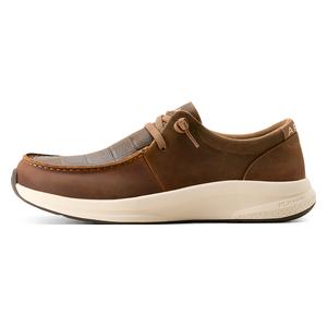 Buckeye Mens Shoe Distressed Brown/Dark Tan - Item # 52684