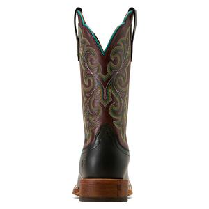 County Lane 12-in Cowgirl Boots Basic Black/Deep Purple - Item # 52685