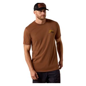 Ariat BBQ Smoke Classic Fit Mens T-Shirt Soft Silt - Item # 52723