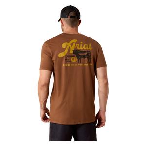 Ariat BBQ Smoke Classic Fit Mens T-Shirt Soft Silt - Item # 52723