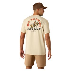 Ride 'Em Cowboy Classic Fit Mens T-Shirt Natural - Item # 52724