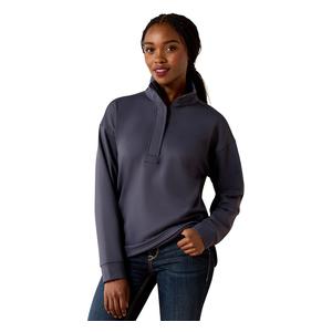 Breeze Logo Half Zip Womens Sweatshirt Ombre Blue - Item # 52727