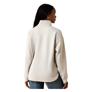 Breeze Logo Half Zip Womens Sweatshirt Quiet Gray - Item # 52727