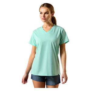 Compass V-Neck Womens T-Shirt Holiday Heather - Item # 52728