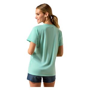 Compass V-Neck Womens T-Shirt Holiday Heather - Item # 52728