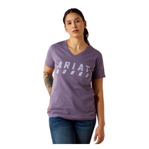 Rebar Cotton Strong Womens Logo T-Shirt Mulled Grape - Item # 52735