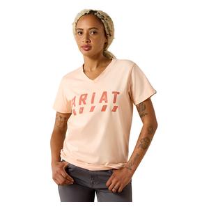 Rebar Cotton Strong Womens Logo T-Shirt Tropical Peach - Item # 52735