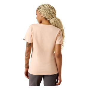 Rebar Cotton Strong Womens Logo T-Shirt Tropical Peach - Item # 52735