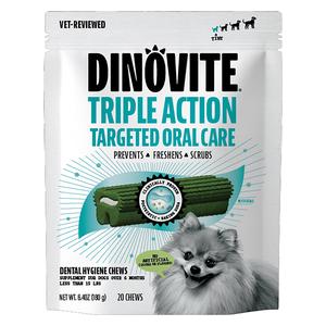 DinoVite Fresh Bites Dental Chews for Dogs Tiny less than 15 lbs (20 ct) - Item # 52798
