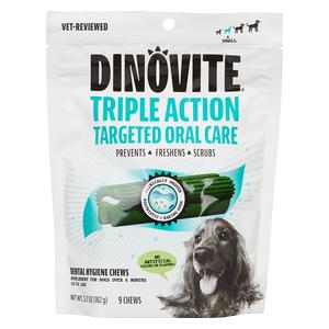 DinoVite Fresh Bites Dental Chews for Dogs Small 15 – 25 lbs (9 ct) - Item # 52799