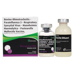 PrimeLine IN5 Intranasal Vaccine for Beef and Dairy Cattle 10 dose + cannulas - Item # 52802