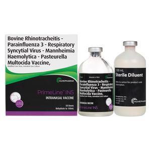PrimeLine IN5 Intranasal Vaccine for Beef and Dairy Cattle 50 dose + cannulas - Item # 52803