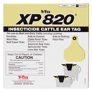 XP-820 Insecticide Cattle Ear Tags 100 ct - Item # 52826