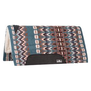 Sensorflex Blanket Top 1-in Horse Saddle Pad Peacock/Cashmere - Item # 52852
