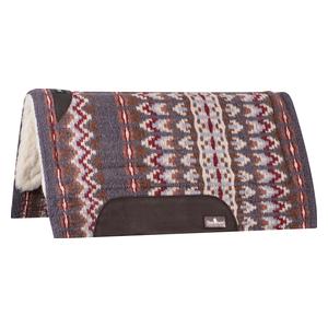 Sensorflex Blanket Top 1-in Horse Saddle Pad Slate/Russett - Item # 52852