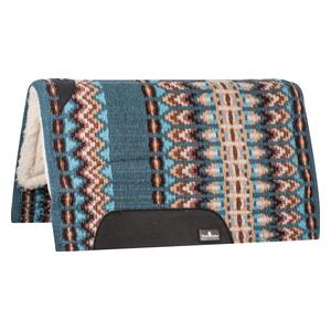 Sensorflex Blanket Top 1-in Horse Saddle Pad Coffee/Peacock - Item # 52852