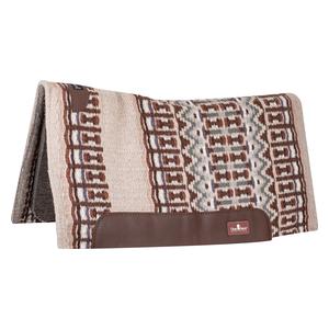 Classic Straight Blanket Top 1-in Horse Saddle Pad Cashmere/Latte 32 x 34 - Item # 52853