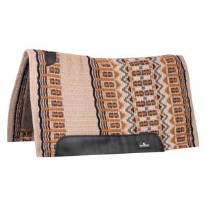 Classic Straight Blanket Top 1-in Horse Saddle Pad Latte/Black 34 x 38 - Item # 52853