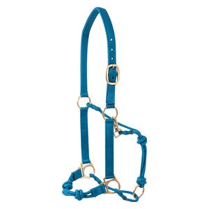 Nylon Rope Combo Horse Halter Turquoise - Item # 52861