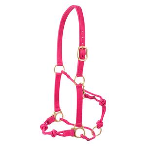 Nylon Rope Combo Horse Halter Pink - Item # 52861