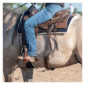 Performance Trainer Saddle Pad, Felt Top Navy - Item # 52867